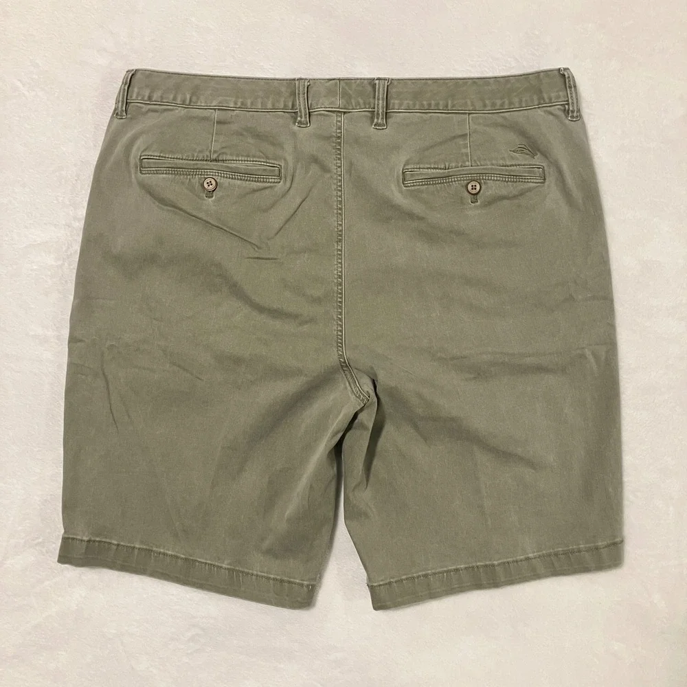 Tommy Bahama Boracay Chino Shorts Men's Size 38 Lot of 3 Flat Front Green Tan